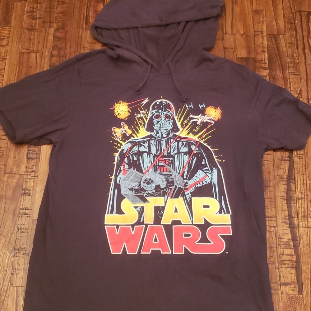 Star wars t-shirt with hood